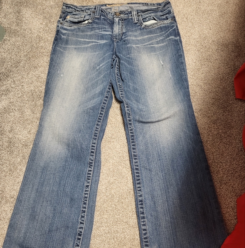 Distressed big star jeans